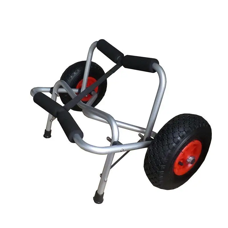 

Portable Lightweight Folding Boat Kayak Carrier Beach Marine Drag Trailer Boat Kayak Cart Dolly Tote Trolley Transport Cart
