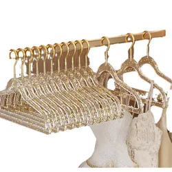 Acrylic Hanger Home Clothes Non-slip Trouser Rack Drying Coat Suit Space Saving Hanger Rack Wardrobe Storage Organization