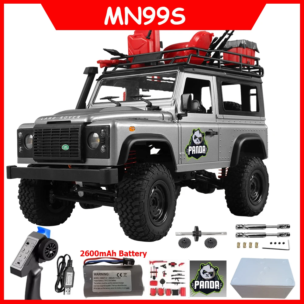 

MN98 MN99S 1:12 RC Car MN Model RTR Version Climbing Defender 4WD RC Truck 2.4G Remote Control Car Off-road RC Toys As Kids Gift