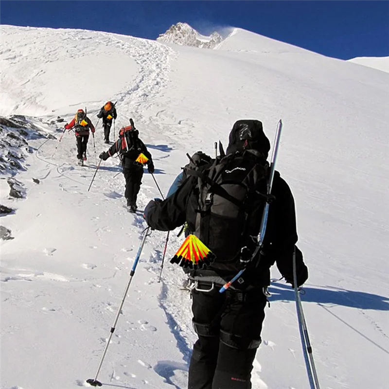 RTSHE-Pinzas reflectantes para árboles, tachuelas reflectoras de caza con Clips para senderismo, caza al aire libre, 24 piezas