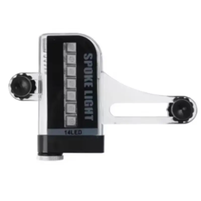 FULL-2X 14 RGB LED Bike Wheel Spoke Light Bicycle Warning Lights Waterproof LED Neon Bike Tyre Light Bicycle Rim Decor