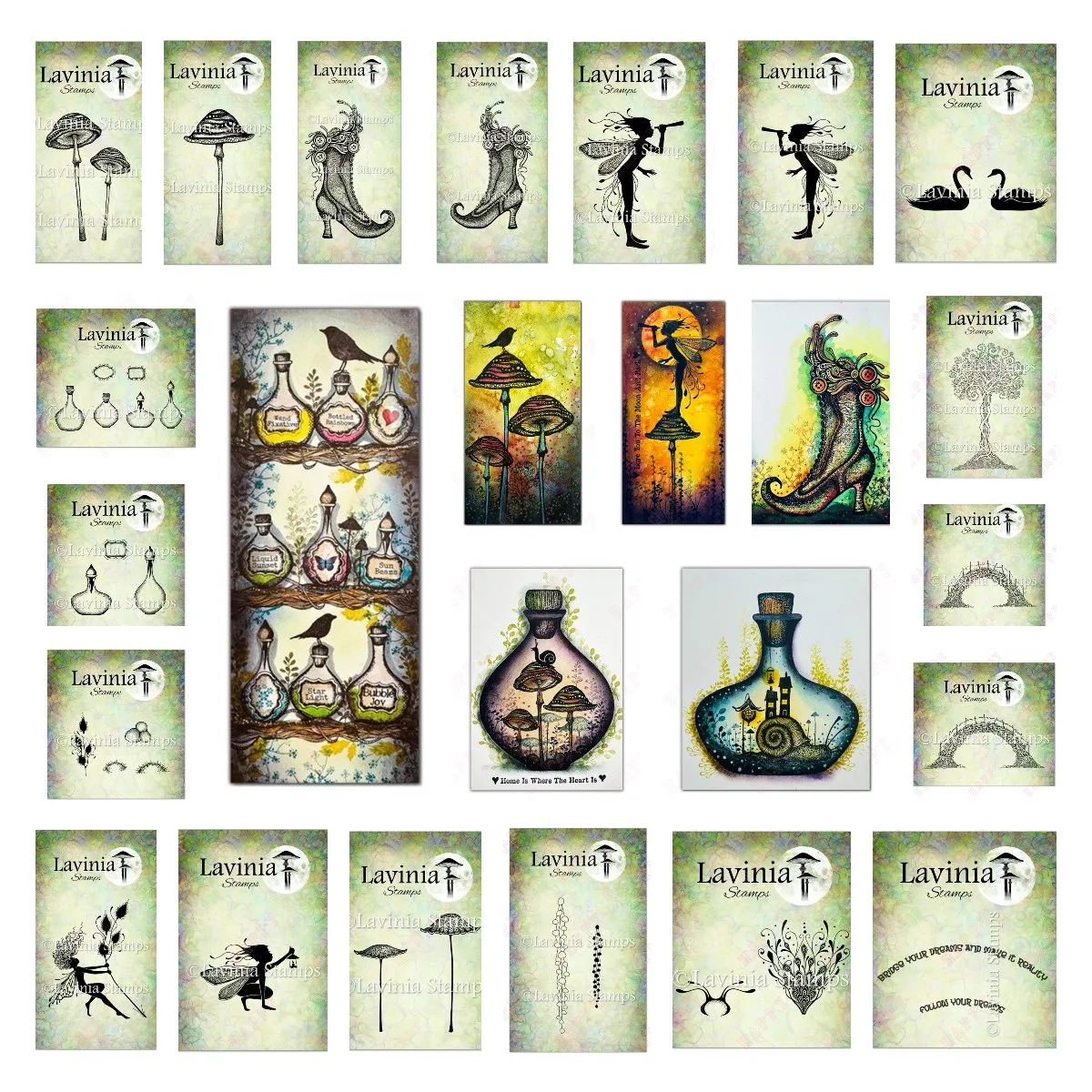 

Pixie Boot Small Stamp 2024 New Easter DIY Rogue Stamp Scrapbook Card Paper Handmade Snailcap Mushrooms and Fairy Crook Stamps