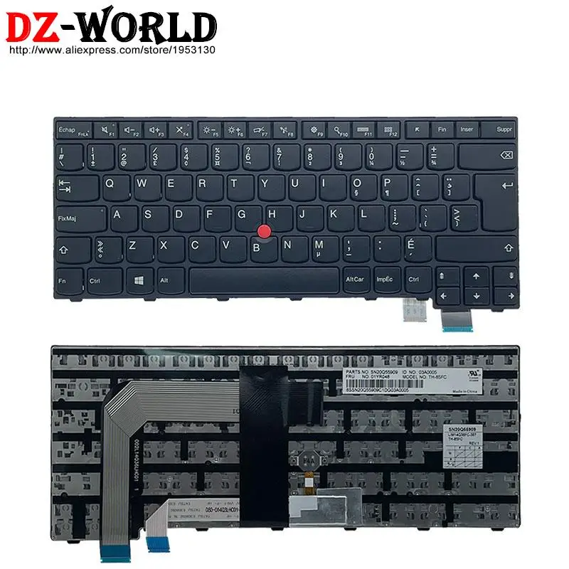 BG DK ES JP TR EE IT SK CFR SE BE PT LAS CH BR Keyboard for Lenovo Thinkpad 13 Gen 1 2 G1 G2 T460s T470s S2 2nd Laptop Original