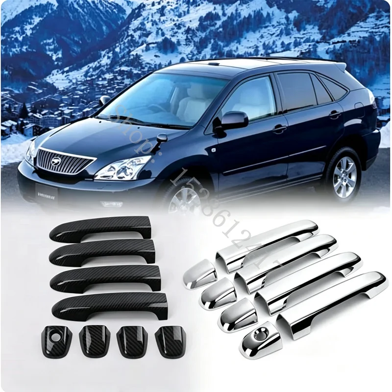 For Lexus RX300 RX330 RX350 RX400h 2003-2009 ABS Door Handle Cover car door handle protector trim Overlay Molding Garnish