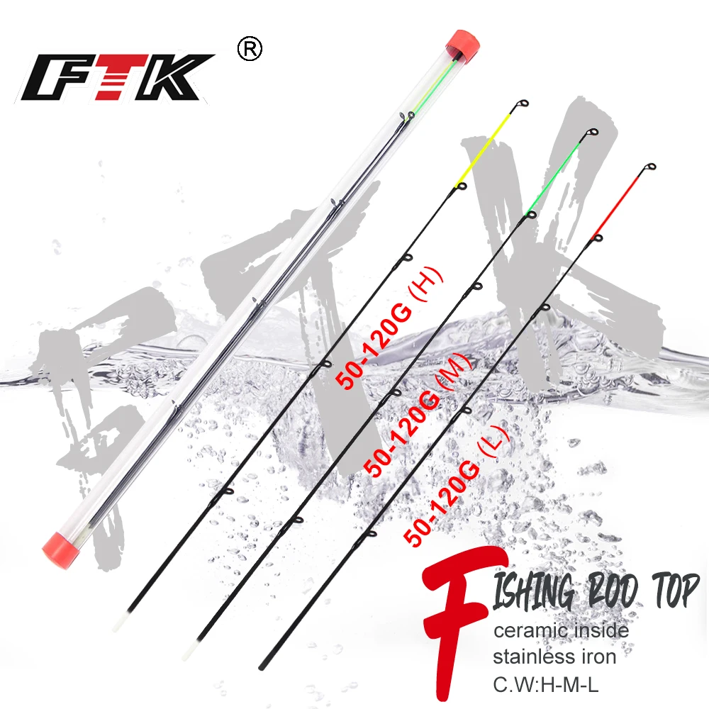 FTK Carbon fiberglass Top Tip 120gM/L/H Feeder carp rod Top Tip Fishing Accessories Fishing Tackle