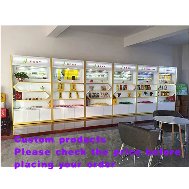 custom.Modern Perfume Furniture Cosmetics Display Showcase Perfume Wall Cabinet with Lightbox