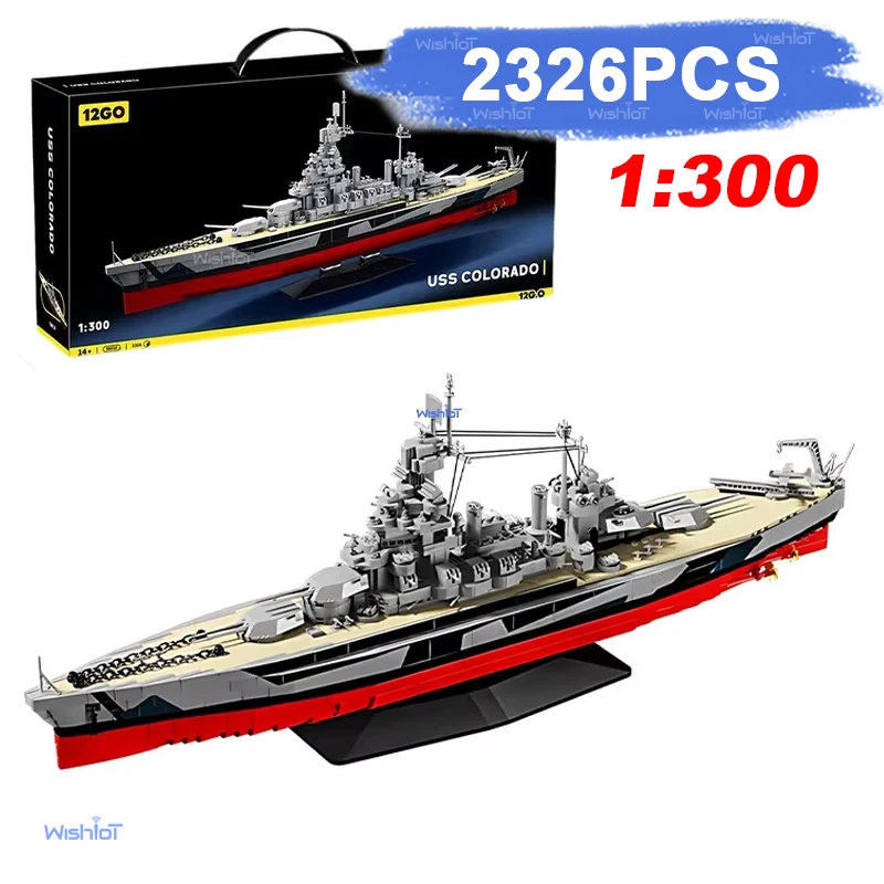 

Конструктор-гражданско-морской корабль USS Colorado 98010, 2326 деталей, масштаб 1:300, развивающая игрушка для взрослых