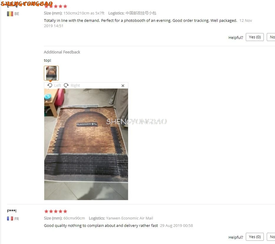 SHENGYONGBAO Nghệ Thuật Vải Trời Chụp Ảnh Phông Nền Tường Gạch 9 3/4 Ga Chủ Đề Chụp Ảnh Nền SS-02