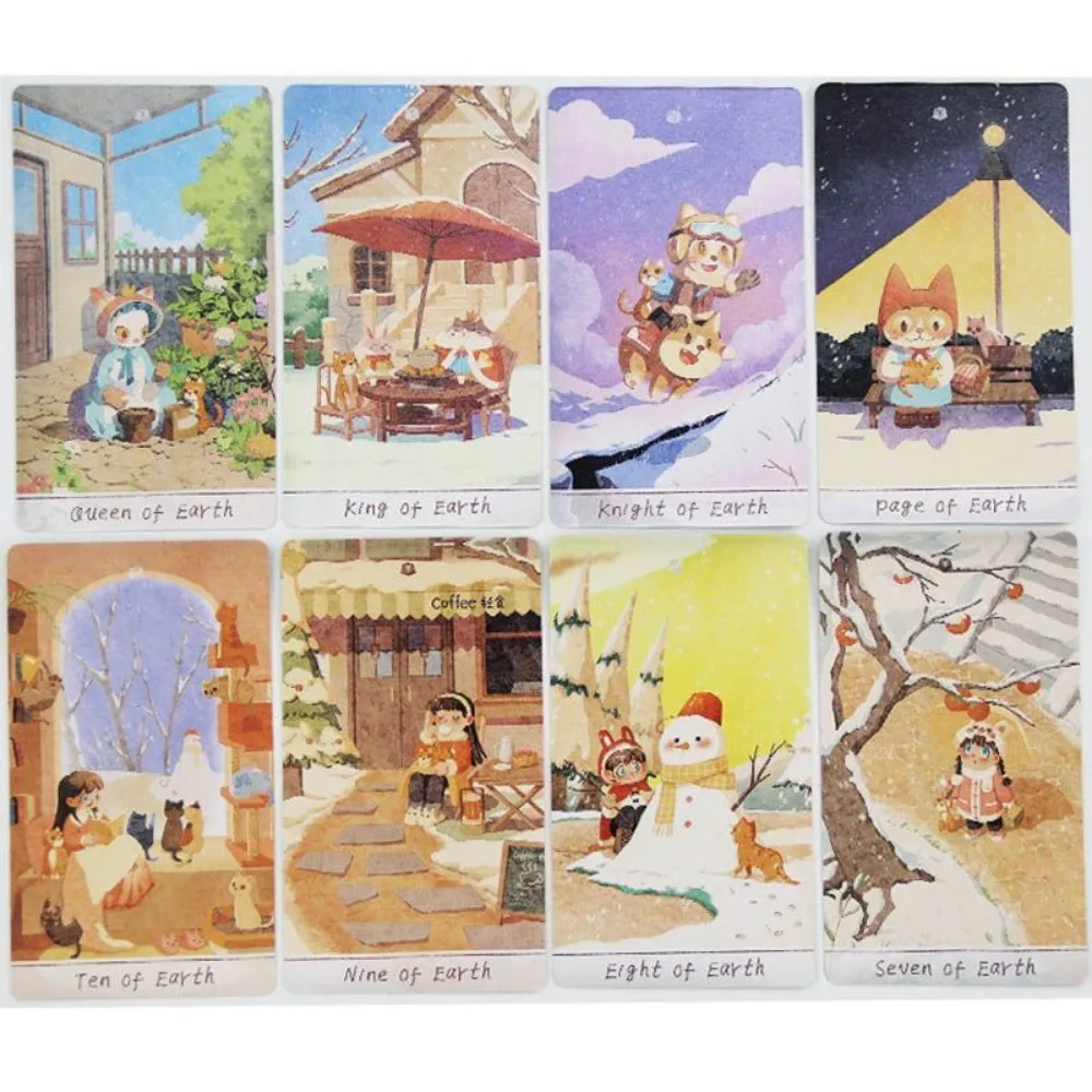 MIRASOL and CAISIE Tarot Deck Fortune Telling Game 10.3*6cm 78 Tarot Cards