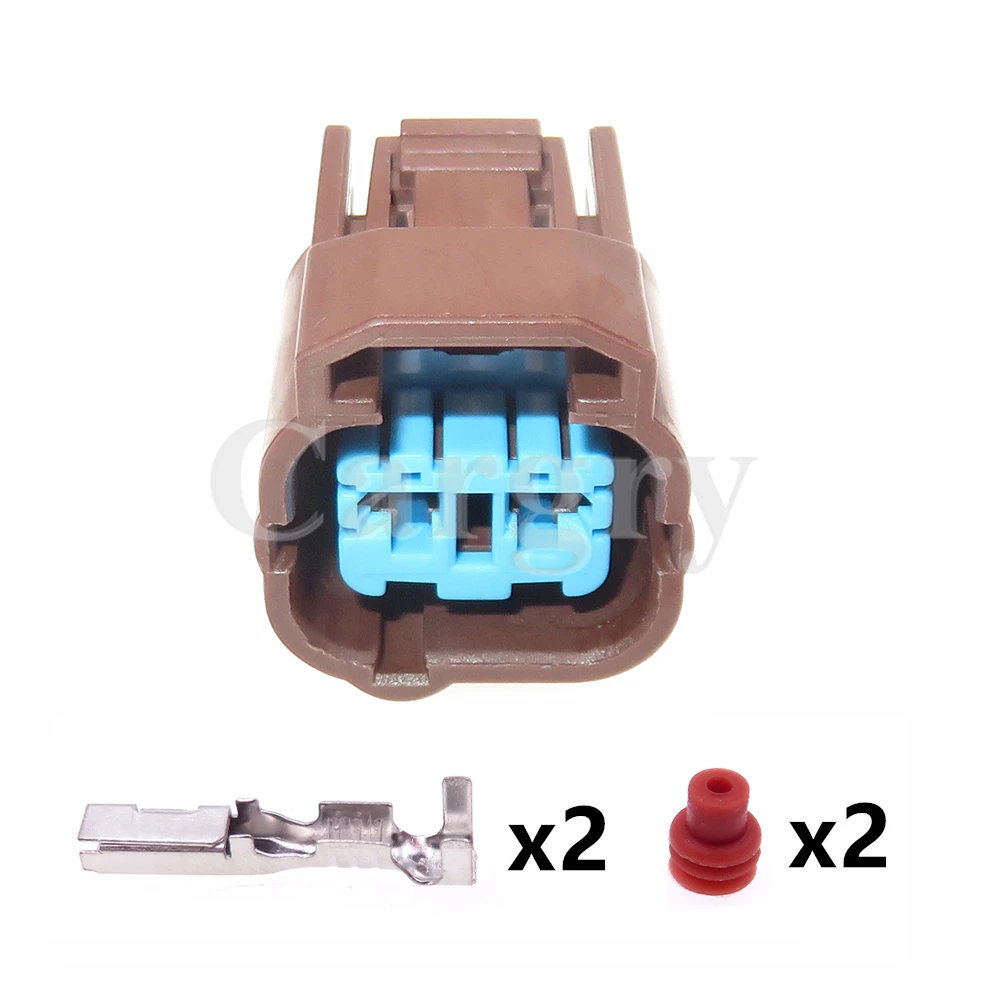 1 Set 2P 6189-0593 6918-1260 Harvester Water Temperature Plug AC Assembly Car Waterproof Socket Auto Electrical Connectors