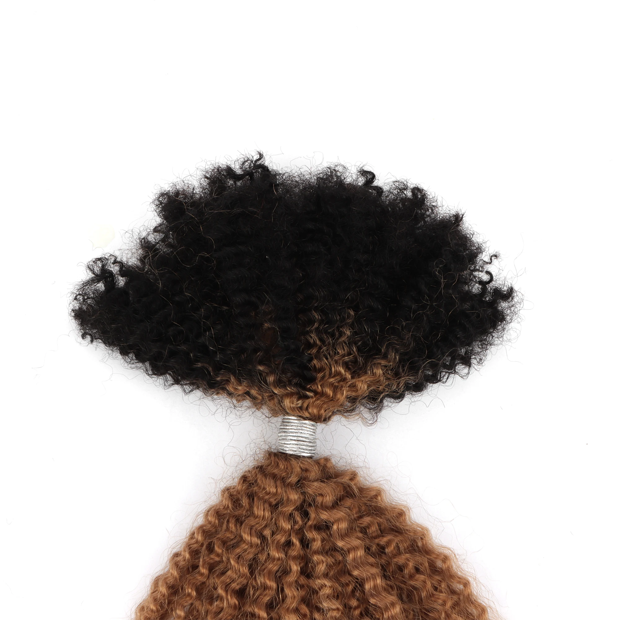 AHVAST afro Kinky Curly Hair Bulk 4C 50g-pc No Weft 100% Brazillian Human Hair Braiding Bundles Extension for Twisting