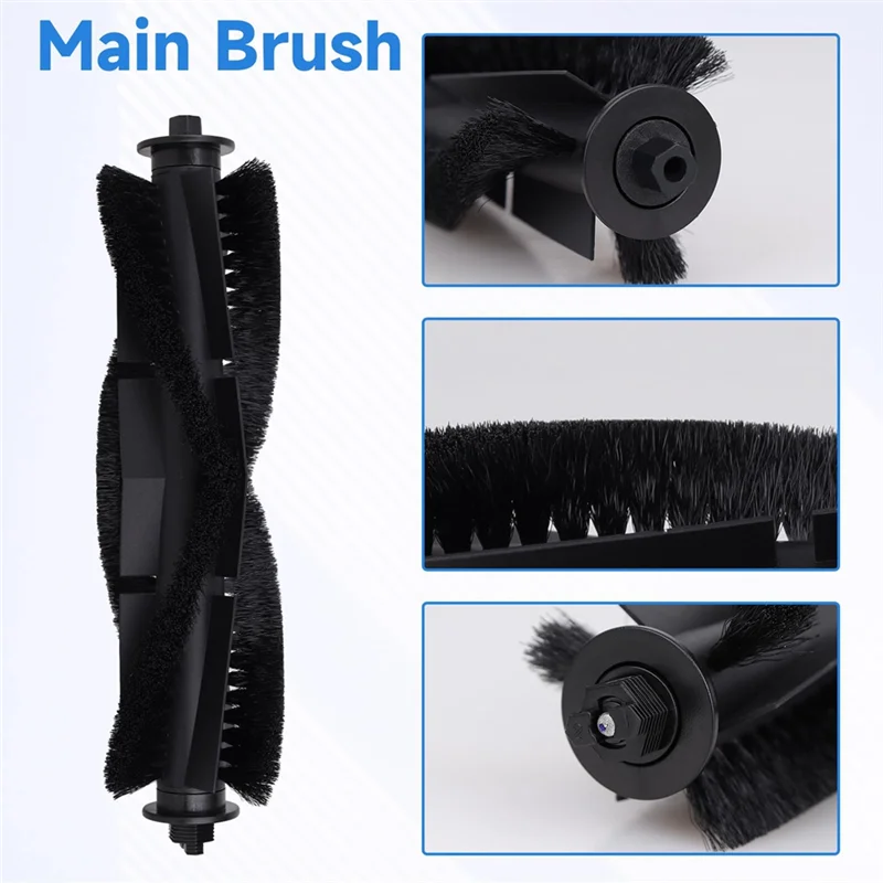 ABGH-อะไหล่ทดแทนสําหรับ Tikom G8000/G8000 Pro/HONITURE G20 เครื่องดูดฝุ่นหุ่นยนต์-อุปกรณ์เสริมอะไหล่-แปรงลูกกลิ้งหลัก