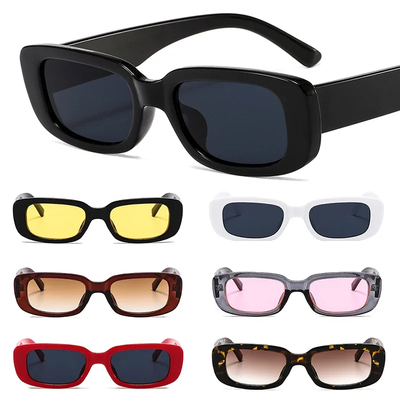 Polarized Rectangle Fashion Sunglasses Men Women Latest Style