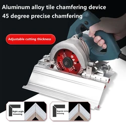 Tiling 45 Degree Angle Cutting Machine Support Mount Ceramic Tile Cutter Seat Chamfer for Stone Building Tool Corner Cutting