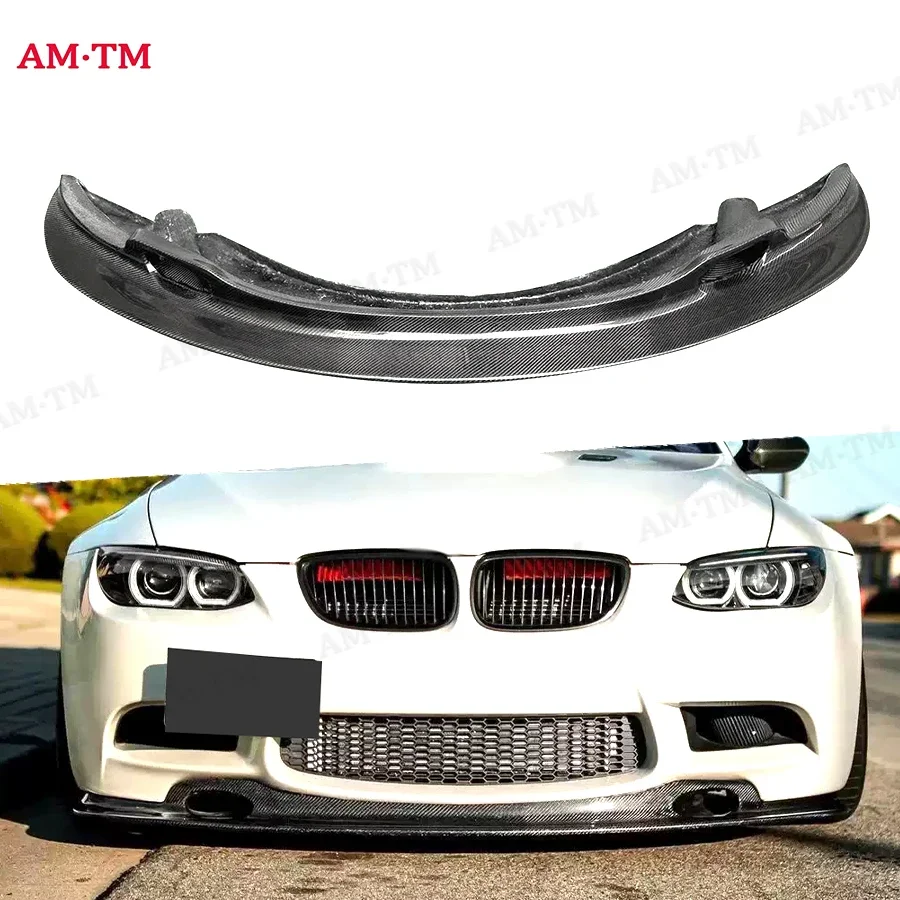 Carbon Fiber For BMW M3 E90 E92 E93 Front lip Car Front Bumper Diverter Spoiler Diffuser Front lip chin body kit