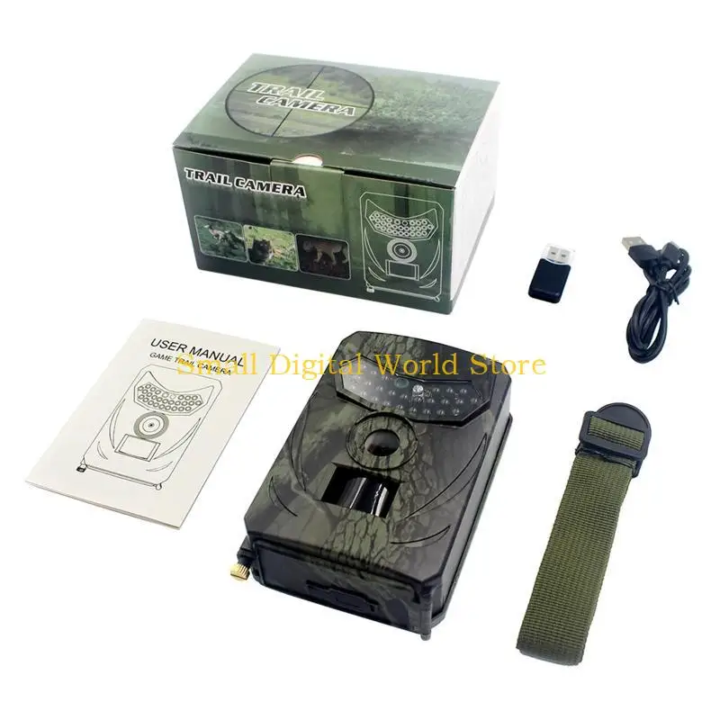 77UB Camera Photo Trap 12MP 1080P Wildlife Trail Night for Vision Thermal Ima