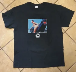 Aphex Twin windowlicker the girls motorcycle t shirt tee black