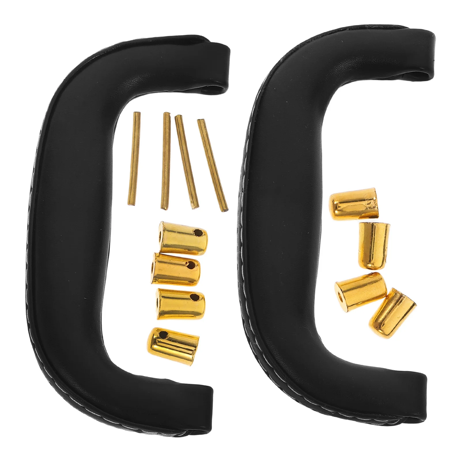 2 個 Pu 荷物交換用スーツケースツールボックストランク簡単インストール快適なグリップ DIY バッグハンドルトートバッグハンドル