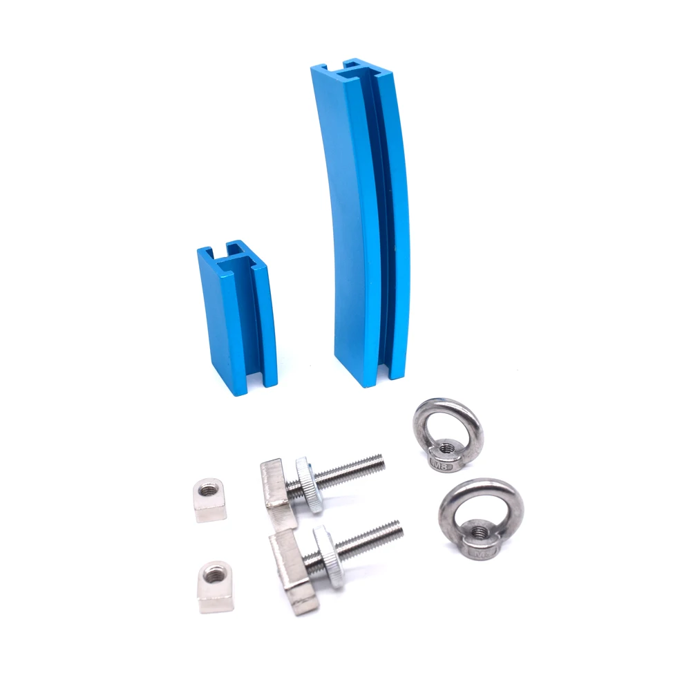 Aluminum Alloy Arc Dent Puller Car Body Paintless Dent Repair Tool PDR Curve Pulling Kit 3