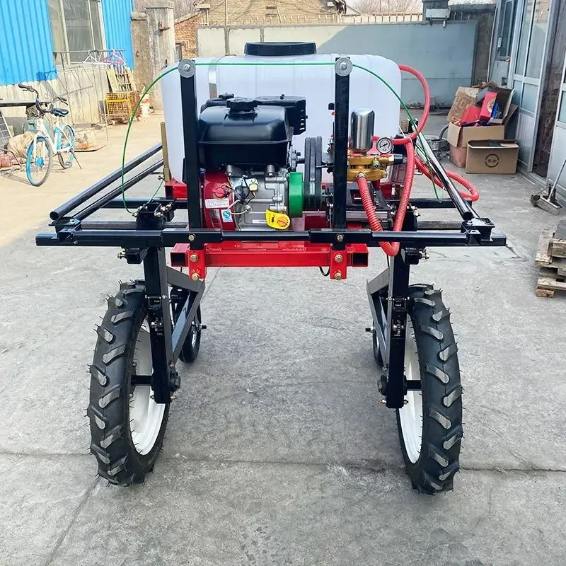 Self-propelled dispensing machine New rice field sprayer Elevated hand-pushed wheat field vegetable corn greenhouse