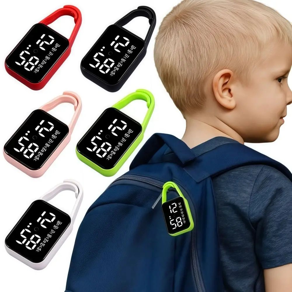 LED Electronic Hanging Watch Digital Display Portable Pocket Watch Pocket Style Waterproof Luminous Pocket Watch