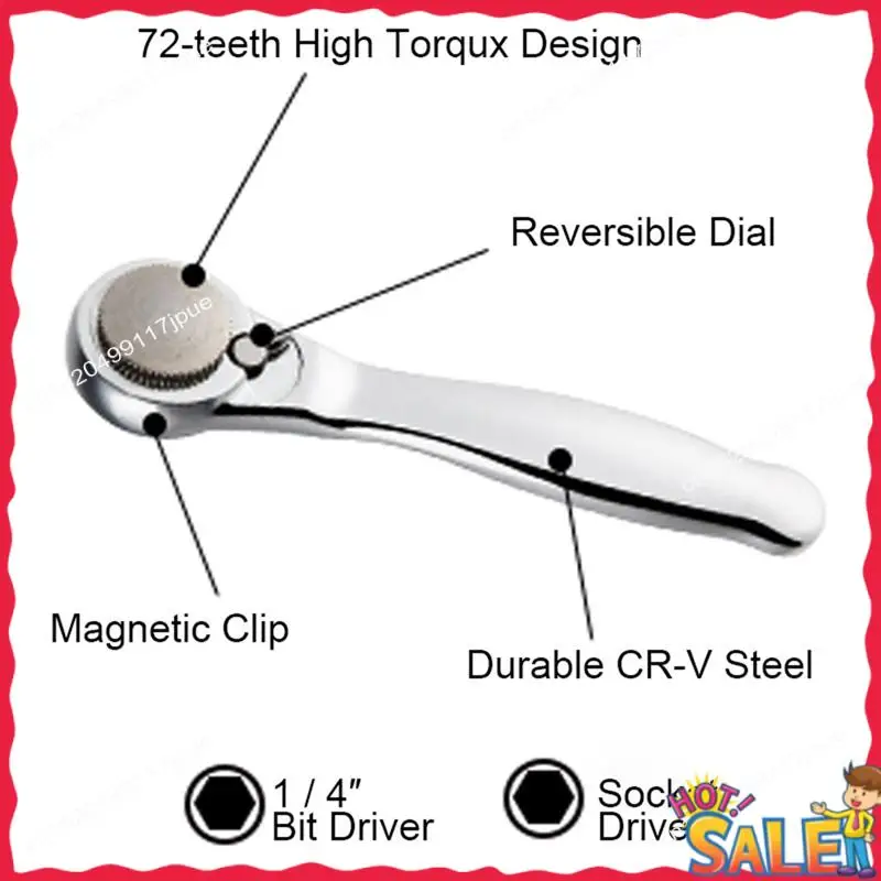 

BOFO 28 In 1 Mini Ratchet Wrench Set With Right Angle Offset 1/4 Inch 72 Tooth Screwdriver Handle Magnetic Torx Bit