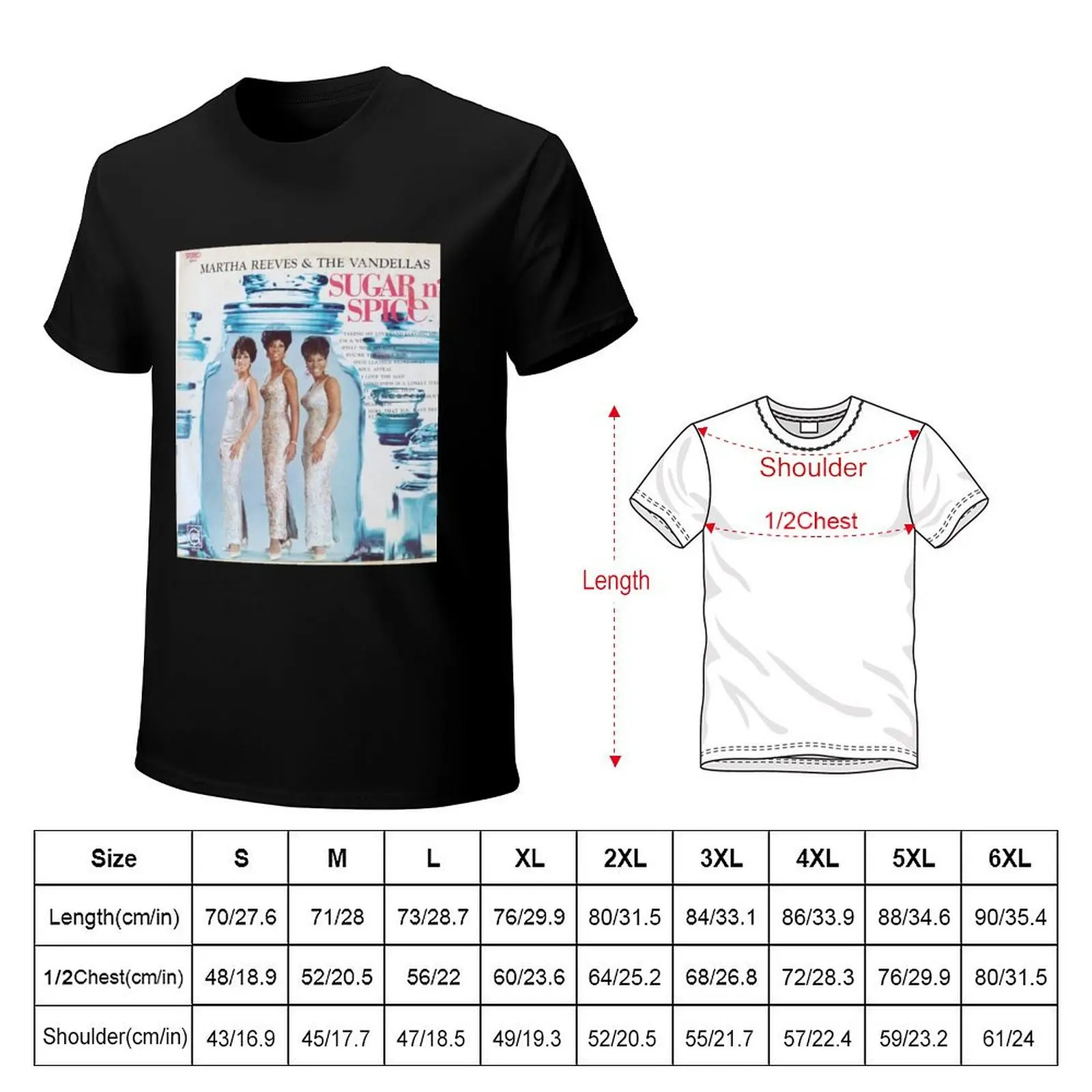 Martha Reeves & The Vandellas ?– Sugar 'n' Spice T-Shirt Long Lasting Casual T-Shirt