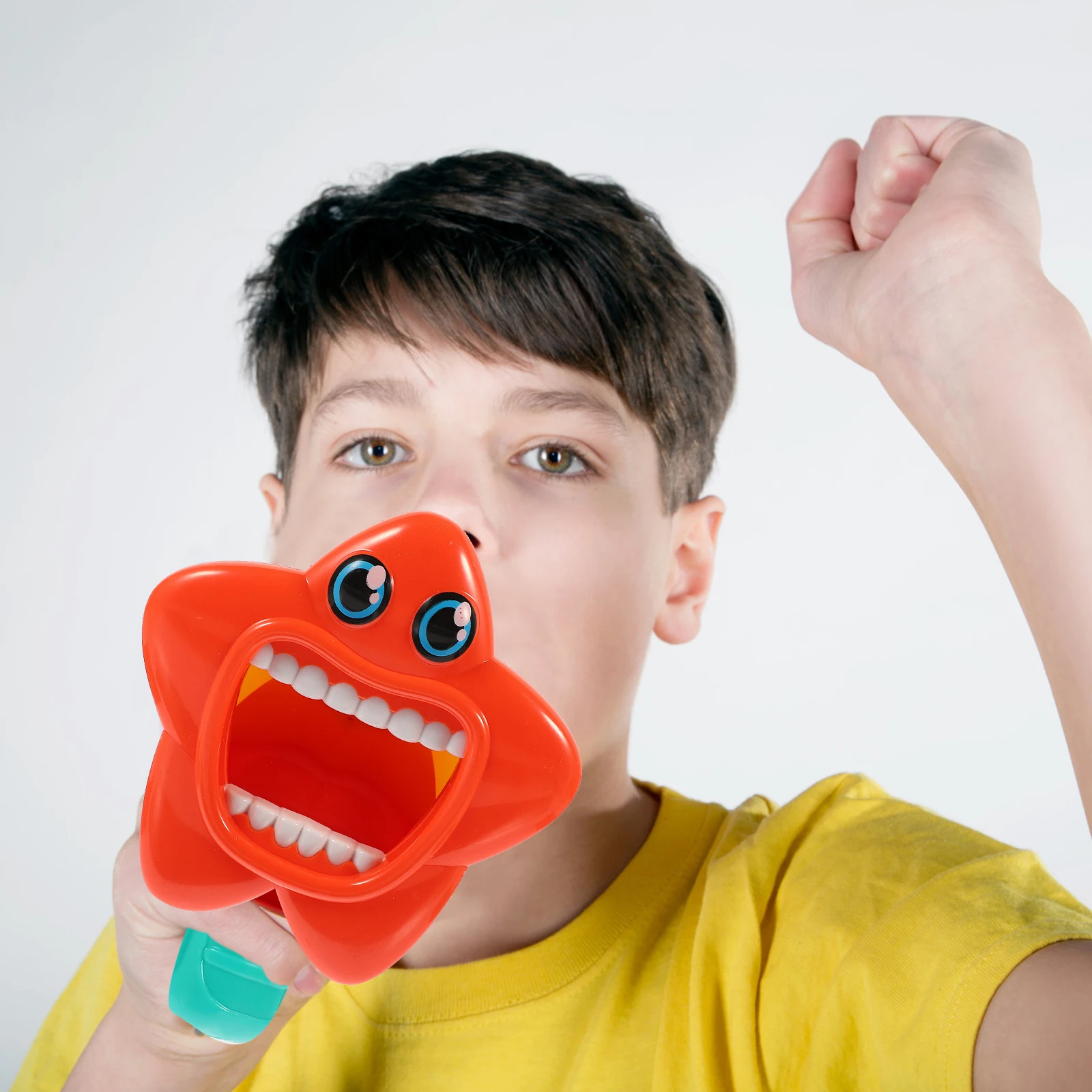 

1pc Kids Voice Changer Trumpet Sound Amplifier For Stage Performance Sports Cheering Party Noise Maker Plastic Loud Speaker