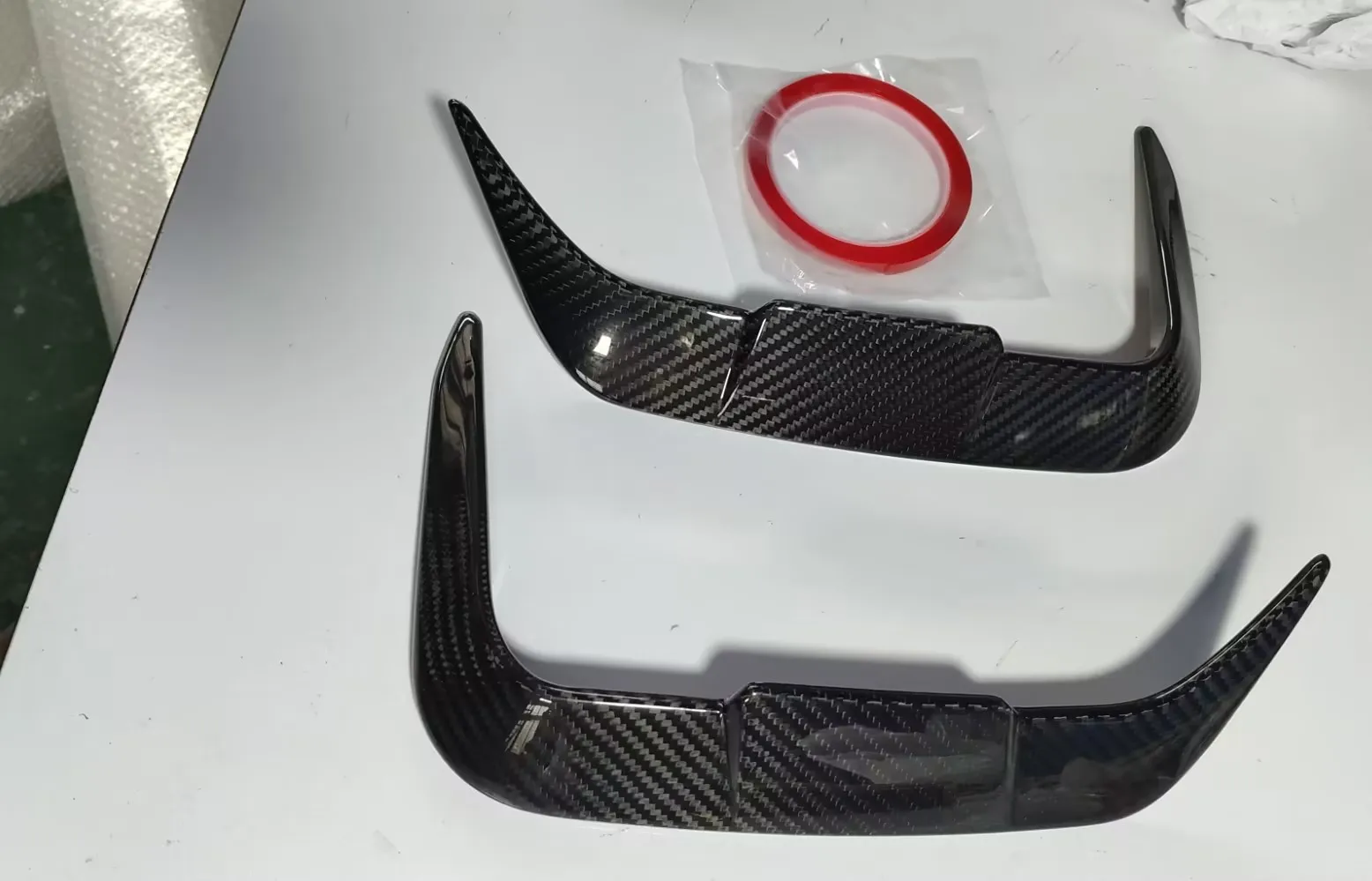 

Сухой задний бампер из углеродного волокна, крышка вентиляционного отверстия для BMW IX3 G08i 2022, молдинг автомобиля, наклейка-сплиттер, аксессуары FRP