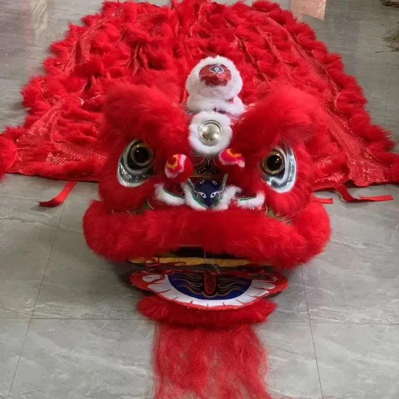 

Lion Dance Adult Double Set Wool Lion Props Festival Performance Supplies