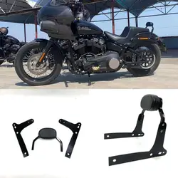 MOTO DS Mini passeggero schienale Sissy Bar per Harley Dyna Softtail street Bob LOW Rider accessori MOTO neri