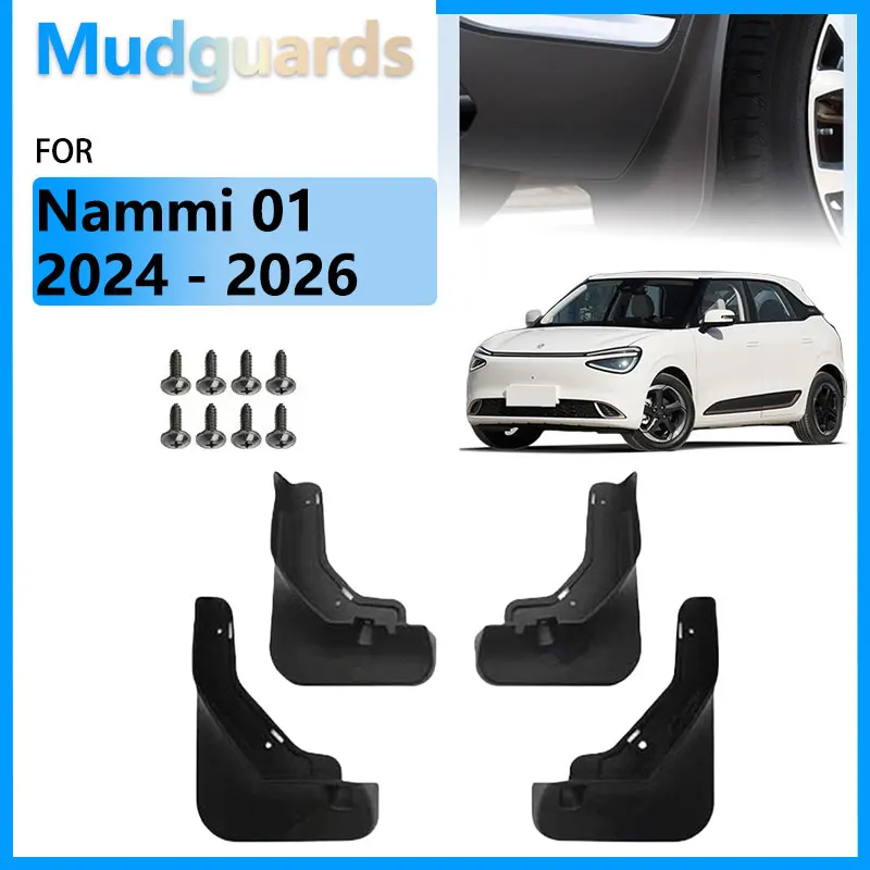 

ABS Mud Flaps For Dongfeng Nammi Box 01 2024 2025 2026 Accessories Mudguards Car Front Rear wheel Splash Guards Fender Sticker