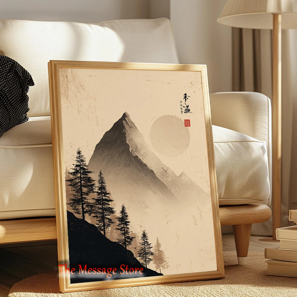 Póster Minimalista de Paisaje - Japanese Zen Lifestyle reseña y precio