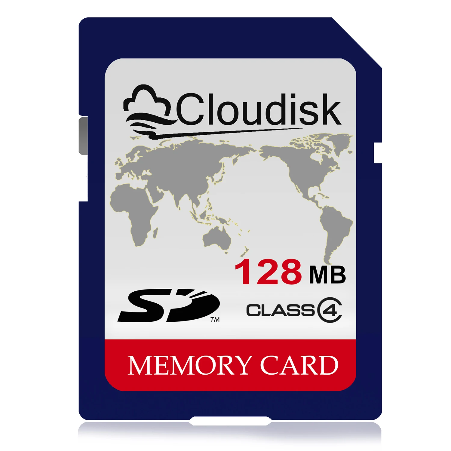 Cloudisk SD-Karte Klasse 6, 4 GB Weltkarte Klasse 4, 2 GB, 1 GB, 128 MB Speicherkarte für Kamera