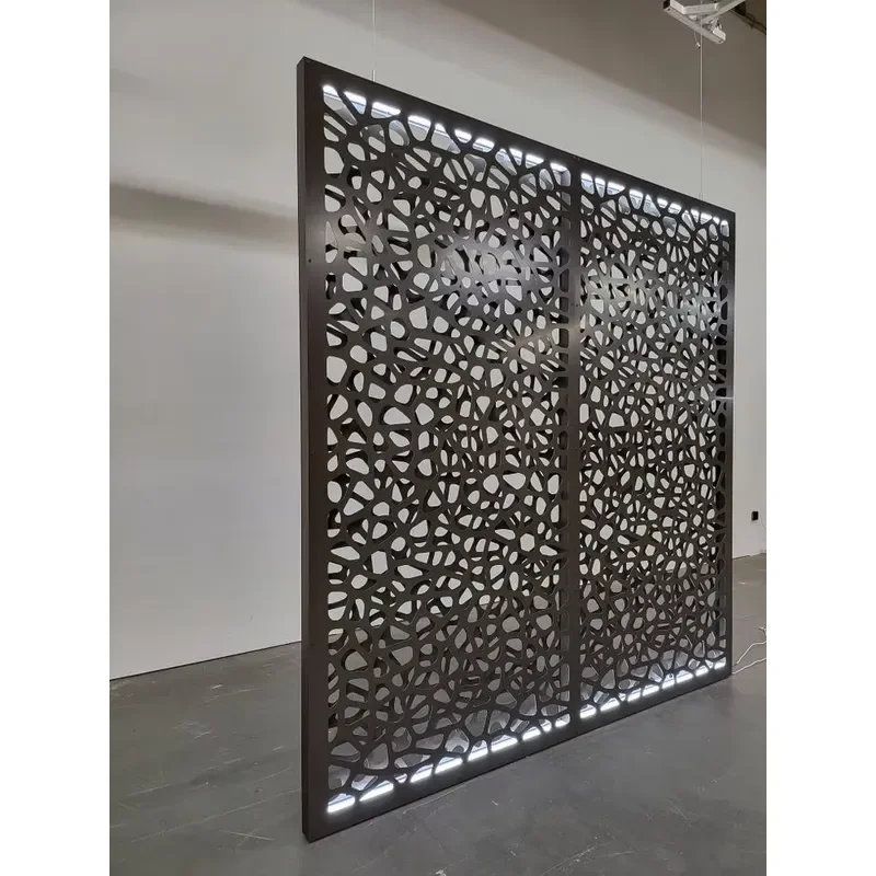 Decorative Metal Privacy Screen Cut Panel - Cut Panel Room Divider Divider for Garden Fences, Patios & Partition