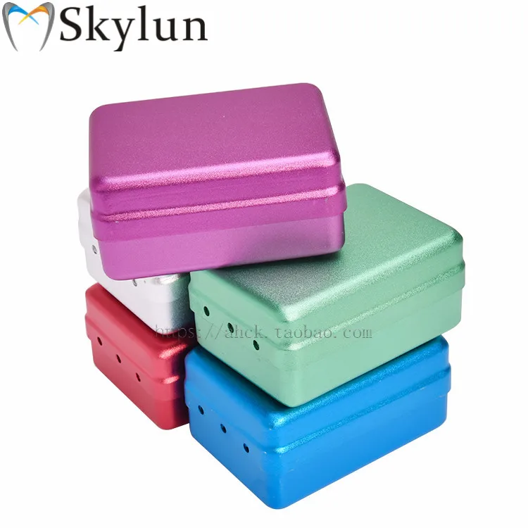 

SKYLUN Dental Bur Holder For Root canal file gutta percha root socket box disinfection box sterilization Bur holder