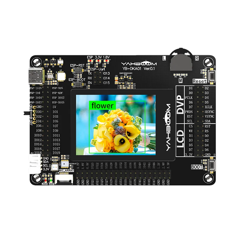 K210 small full-featured development board kit TF card option with WiFi module RISC-V for AI vision design by Yahboom and Canaan