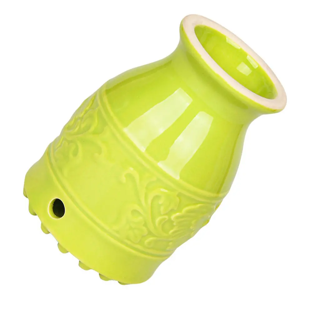 1Pcs Ceramic Moxibustion Pot Portable Moxa Burner with Ventilation Holes for Arthritis Neck Shoulder Pain Relief Moxa Massage