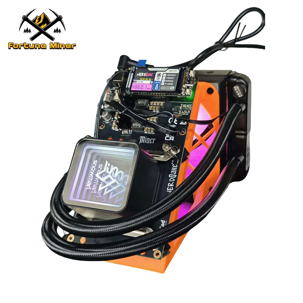 

NerdQaxe++ Hydro 4.8TH/s 70W Bitcoin Miner BM1370 Asic Chip BTC Crypto Mining Machine ≈ 4* Gamma 601