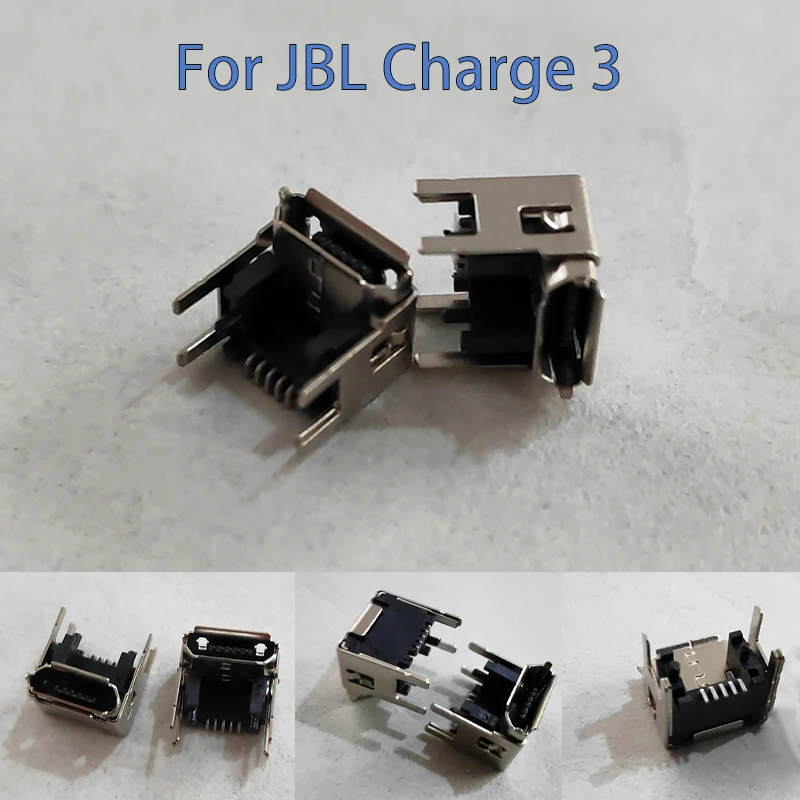 1-5 10 Pcs Replacement For JBL Charge 3 Bluetooth Speaker USB Dock Connector Micro USB Charging Port Socket Power Plug Dock