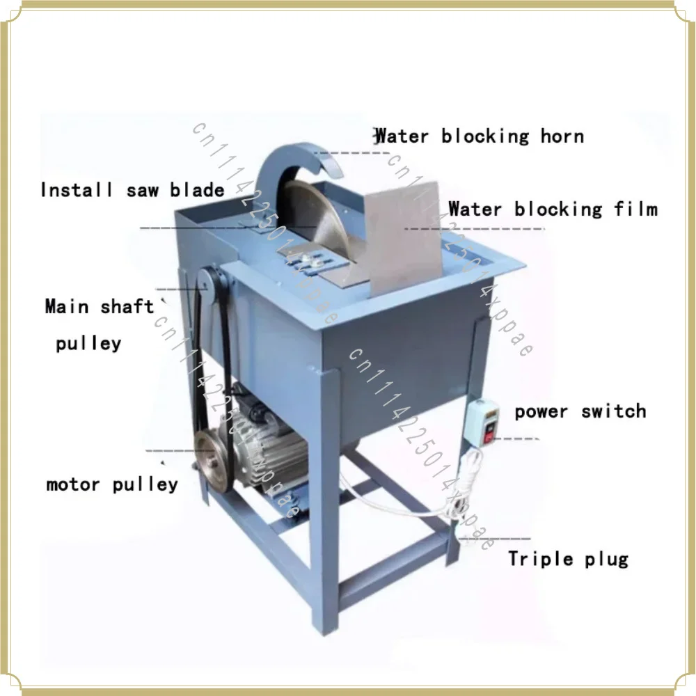 Bench Water Cutting Saw Jade Agate Handmade Stone Table Cutting Machine 12 Inch 2200W