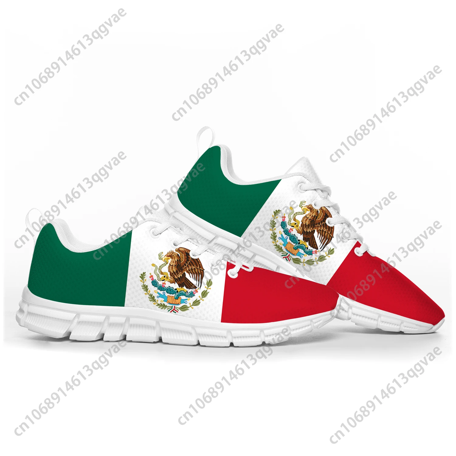 Mexican Flag Sports Shoes Mens Womens Teenager Kids Children Sneakers Mexico Casual Custom High Quality Couple Shoes