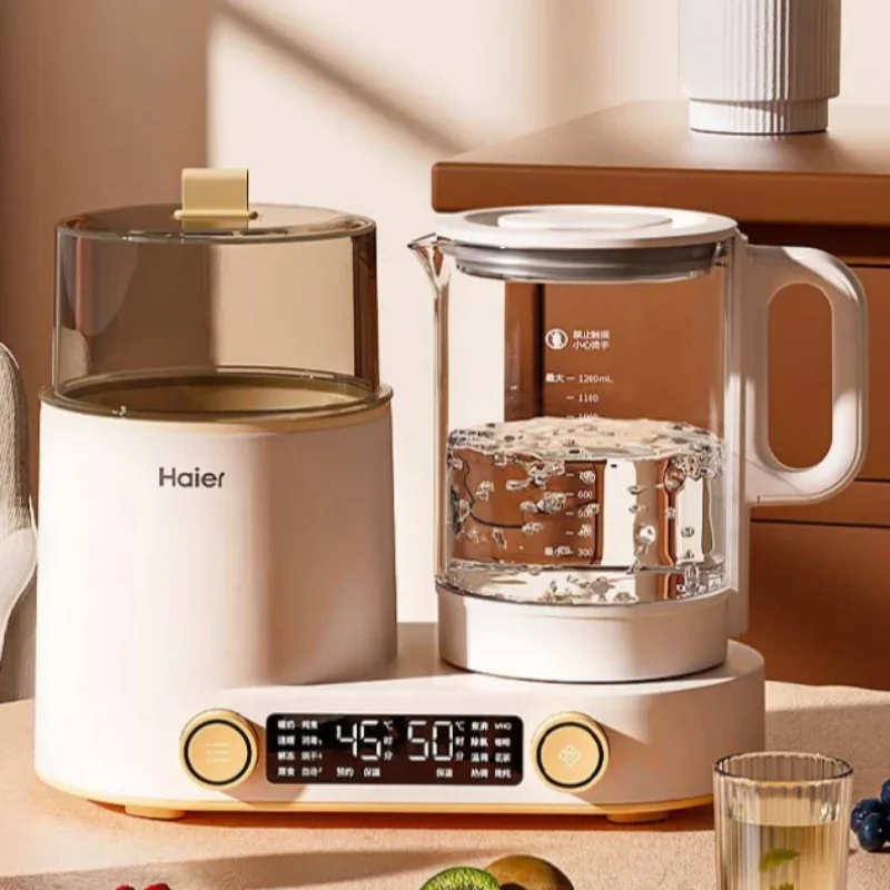 Multi-functional Haier Electric Kettle with Constant Temperature Bottle Sterilizer Dryer and Milk Warmer M101E 220V