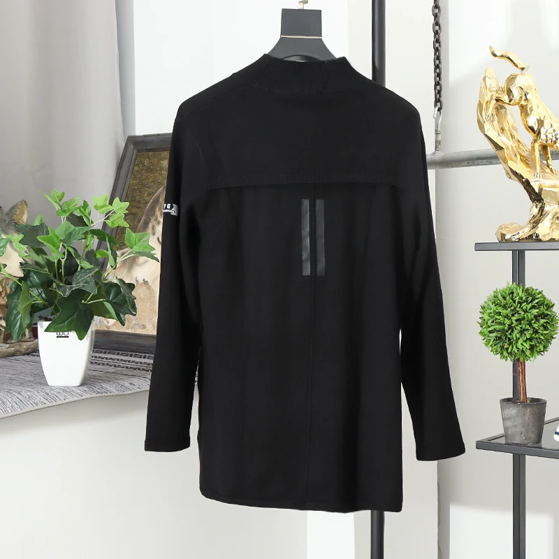 

Новый мужской модный повседневный шерстяной свитер, молодежный облегающий осенне-зимний универсальный вязаный топ S9000, брендовый подходящий для поездок на работу