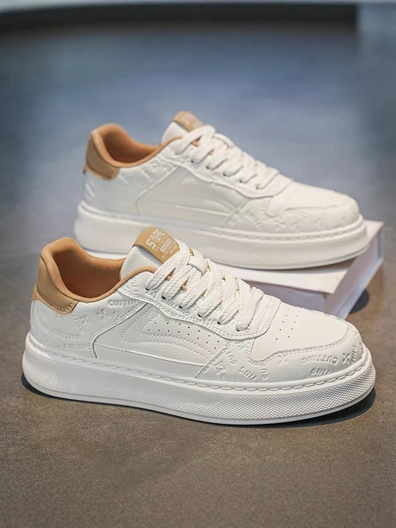 

Men's Casual Sport Shoes 2026 New Style Summer Trendy All-Match Thick Bottom Heightening Lightweight Breathable round Toe