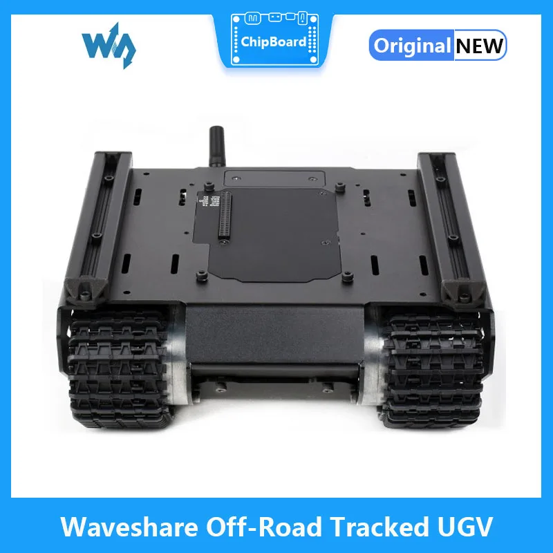 Waveshare-UGV Off-Road rastreado flexível e expansível, suporte a vários hosts, trilhos externos, computador escravo ESP32