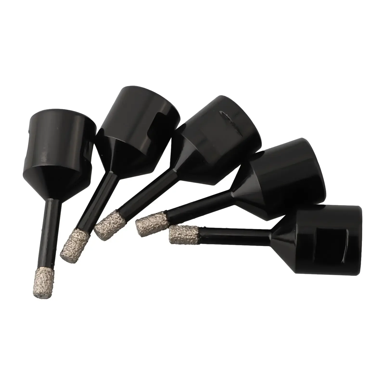 5pcs Thread Tooth Type Angle Grinder Hole Opener For Glass Marble Concrete Vitrified Tile Microcrystalline Stone Granite