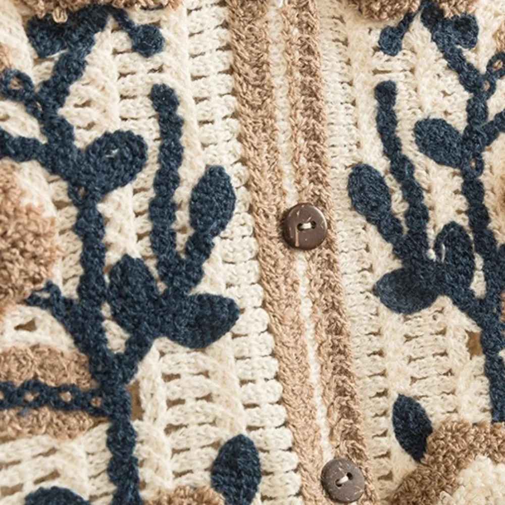 Ärmellose Stickerei Häkeln Blume Weste Aushöhlen V-ausschnitt Gestrickte Pullover Weste Strickjacke Koreanischen Stil Jumper Weste Top