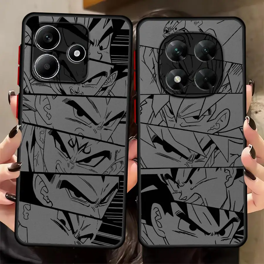 Funda Cool Dragon Ball Goku para Xiaomi Redmi Note 10 Lite 14C 11 12 13 14 Pro Plus 11S 10S 9S 12S A4 12C Funda de teléfono