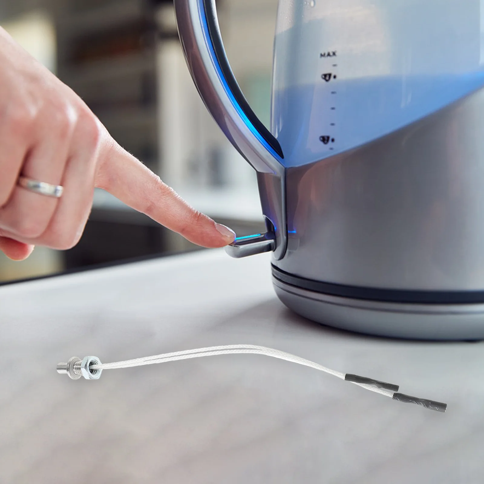 

1Set Electric Kettle Temperature Sensor Probe Replacement High Precision Temperature Control Sensor for Electric Teapot Kettle